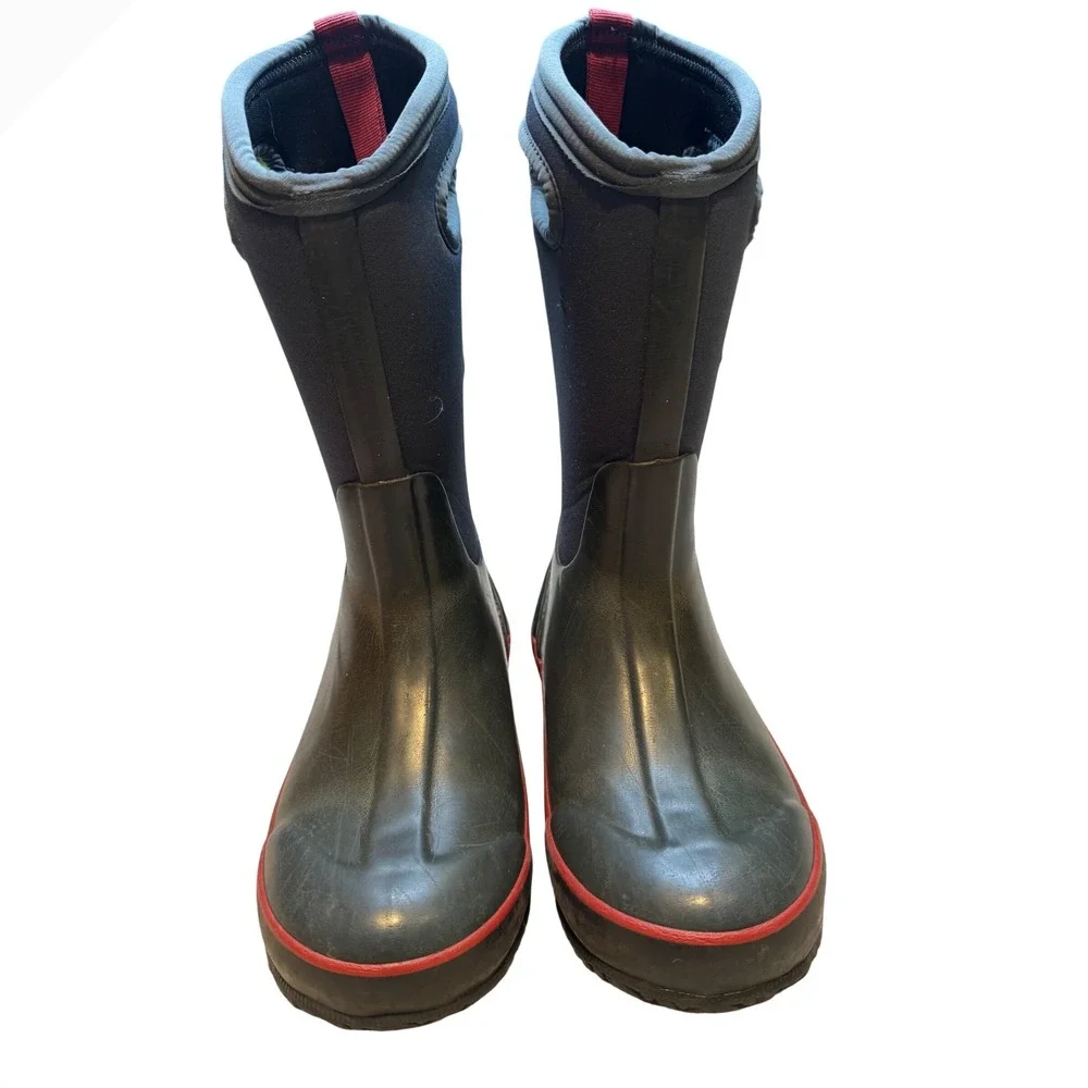 Bogs Solid Classics Kids‎ Waterproof Insulated Winter Boots Black Navy size 3